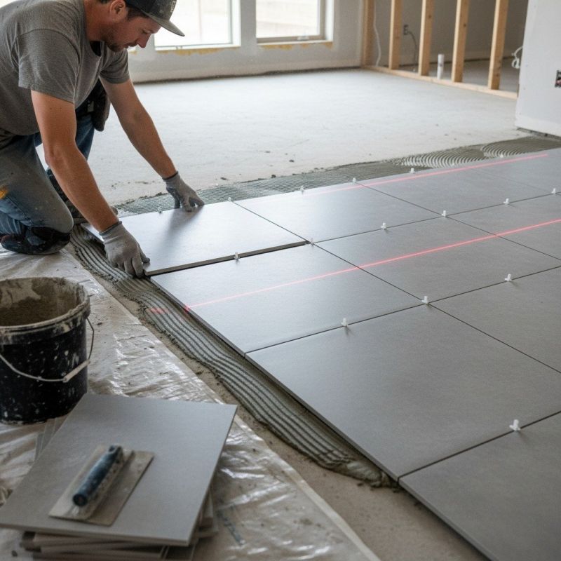 Slate Tile Floor Installation in Frederick, MD